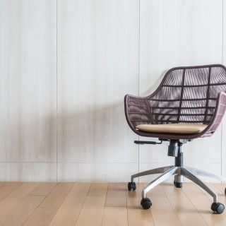 Modern office chair decoration interior of room with copy space